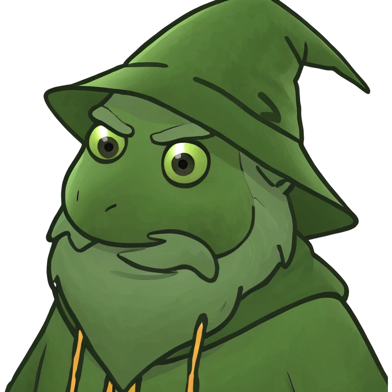A wizard emoji