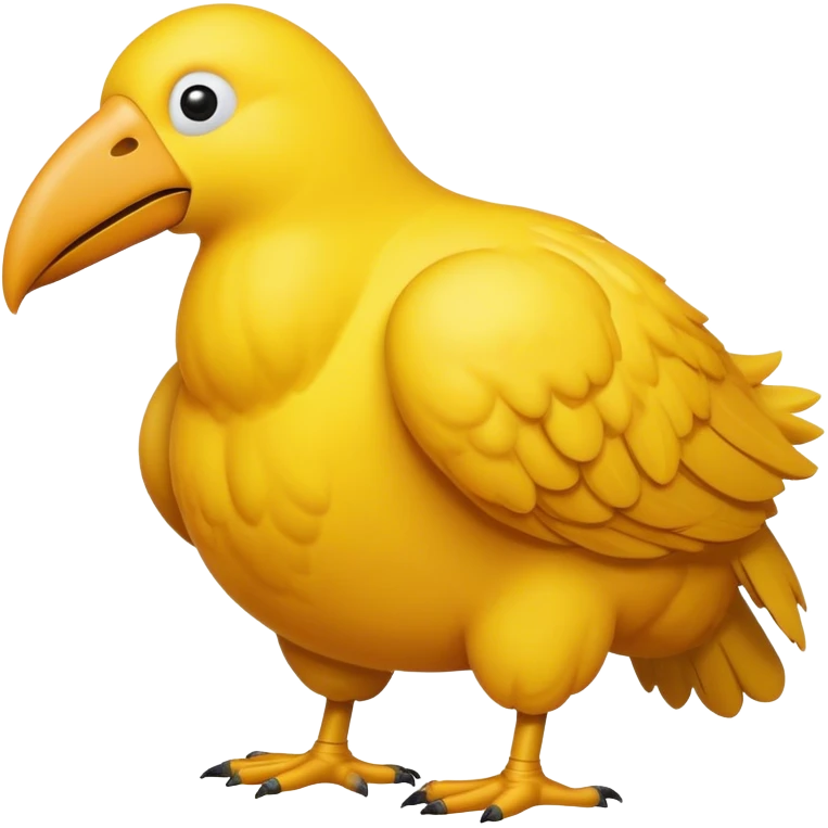 Headless big bird emoji