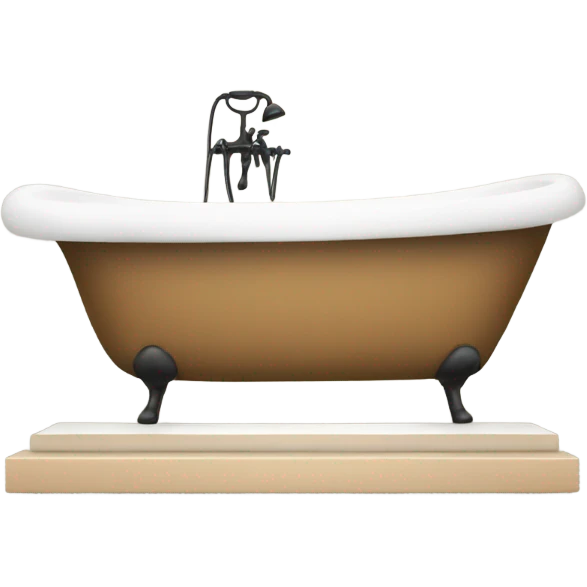 Bathtub with a shelf emoji