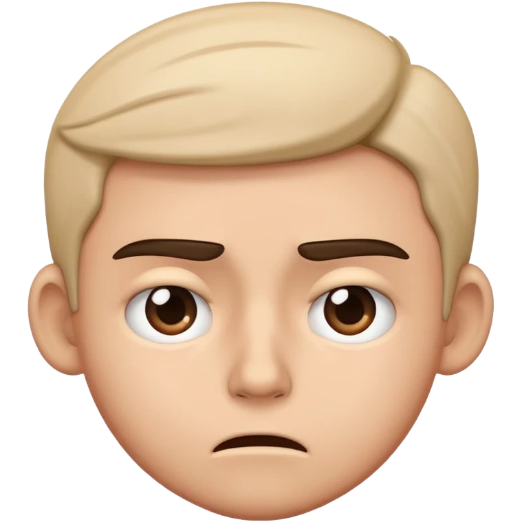 shaking head disappointed sideways  emoji