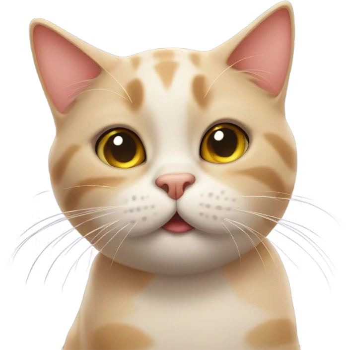 Cat blowing a kiss emoji