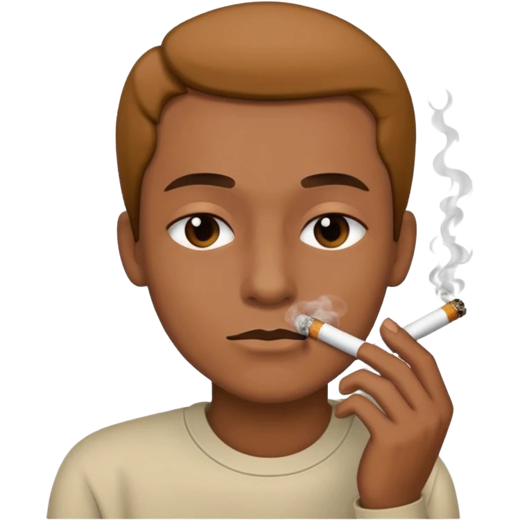 smoking a blunt emoji