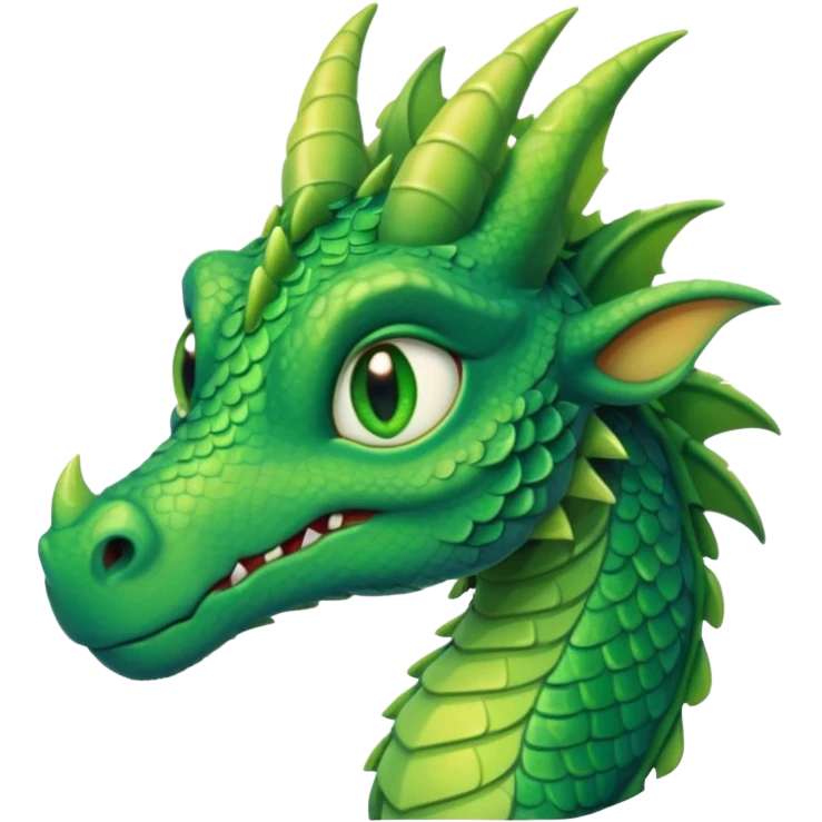 sad shy dragon emoji