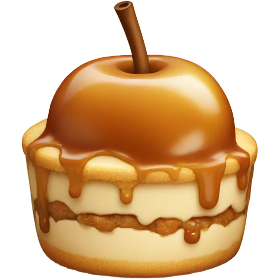 caramel apple dessert emoji