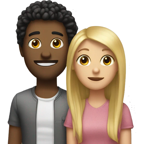 Me with my friend emoji
