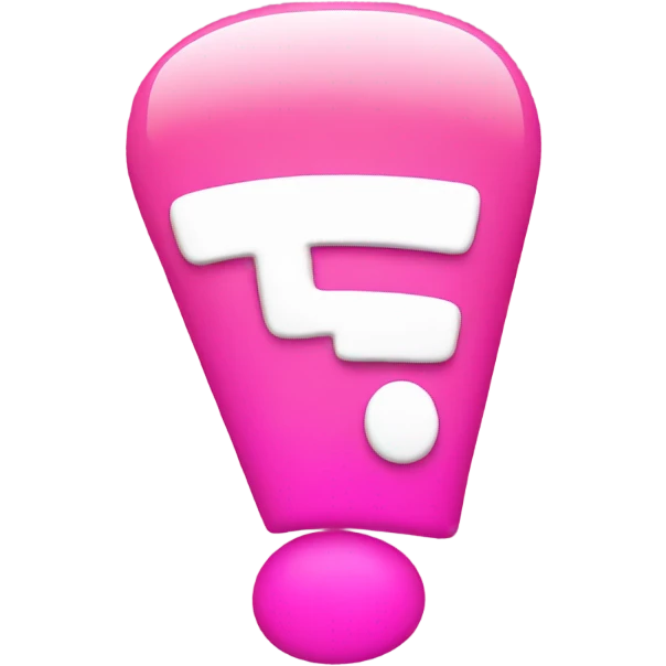 pink exclamation mark emoji