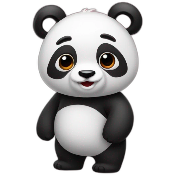 Panda rouge emoji