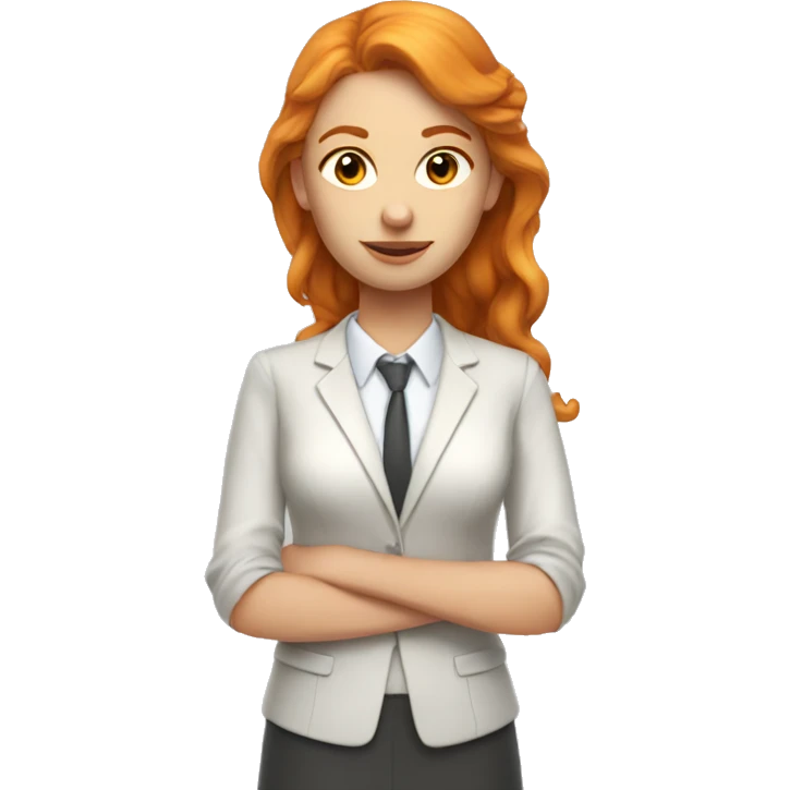 pretty angelic ginger teacher clean girl emoji