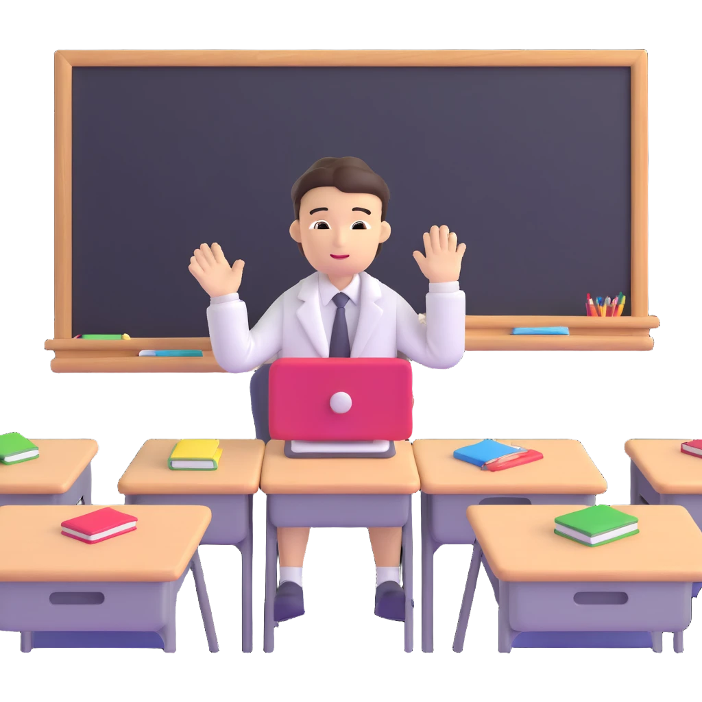 Japanese male high school student decorating classroom for cultural festival emoji