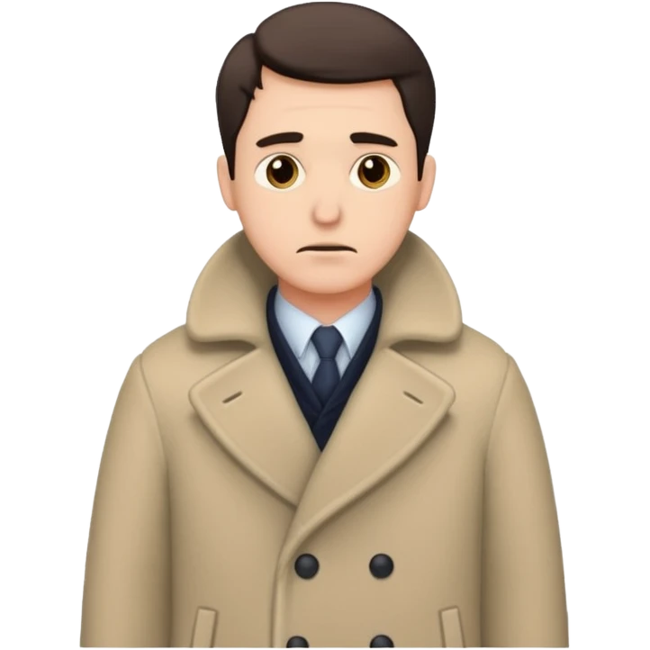 man feeling cold emoji