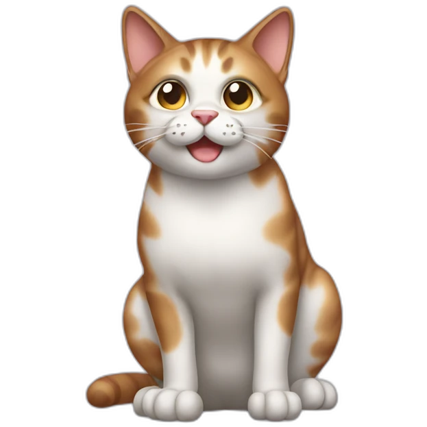 Cat pooping emoji