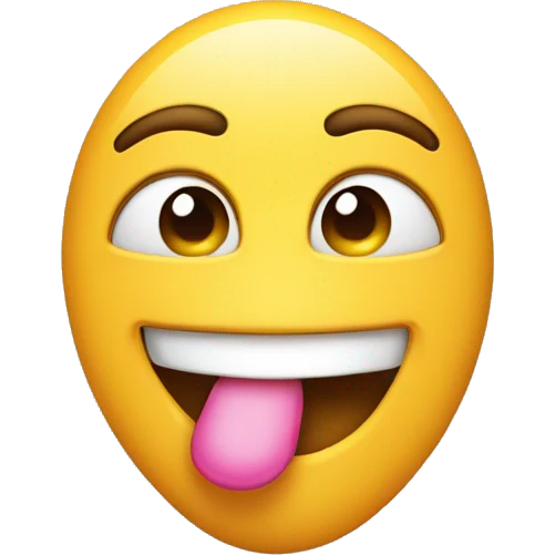 smiling kiss face emoji looking up left with the pointer finger curled on the mouth emoji