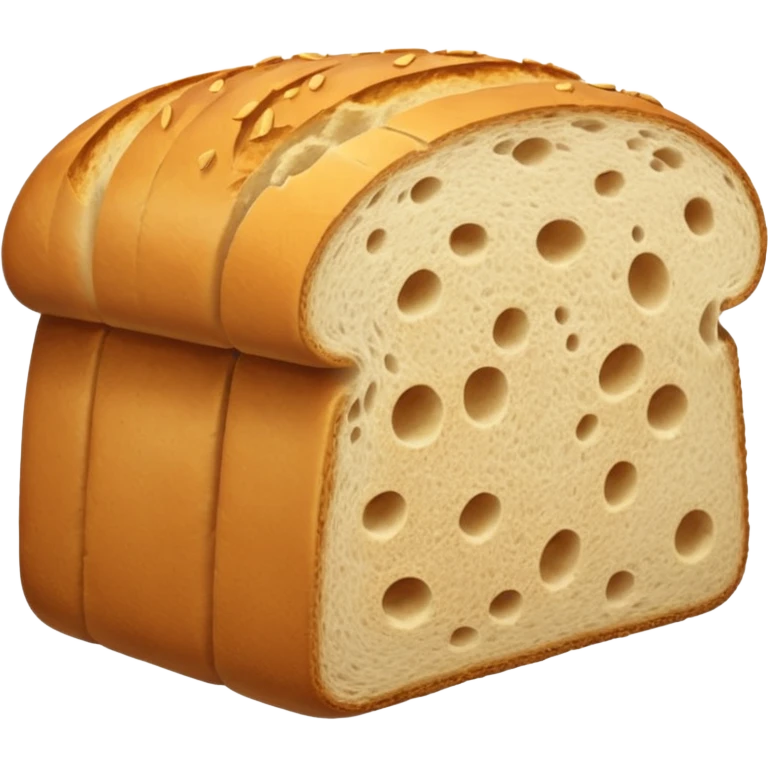 sliced loaf without face  emoji