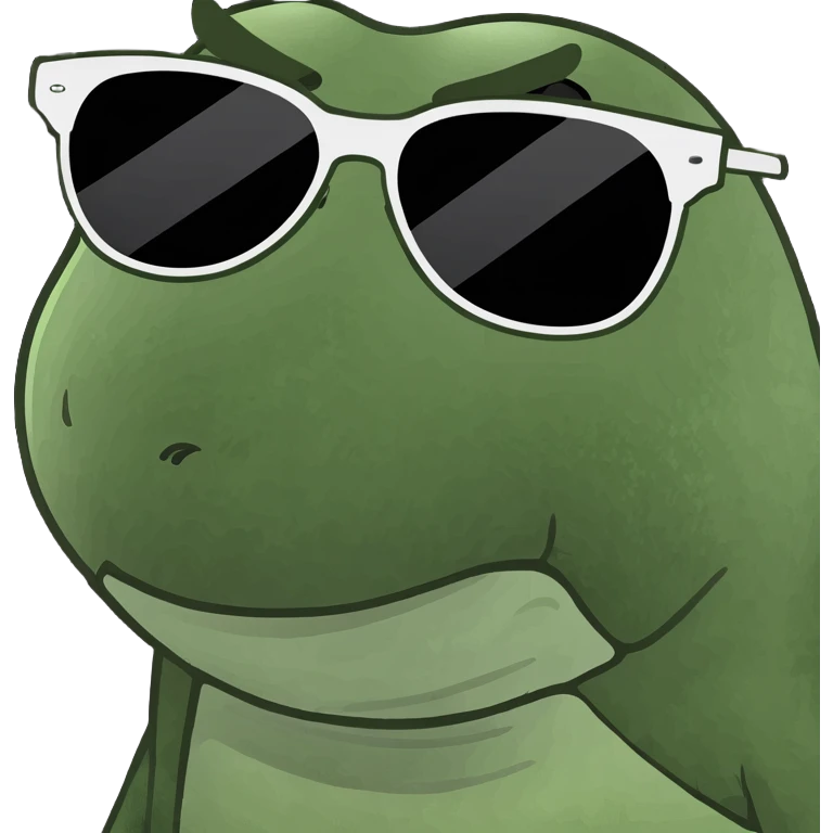 Tan bald man with sunglasses emoji