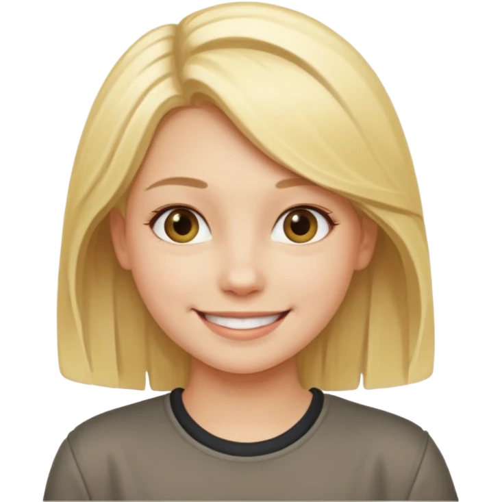 generate an emoji a blond girl next to a roadkerb emoji