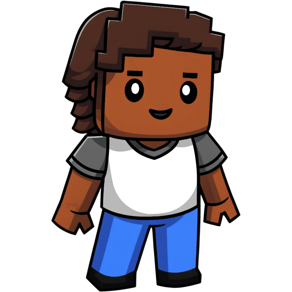 Danielle Brooks as a Minecraft character emoji