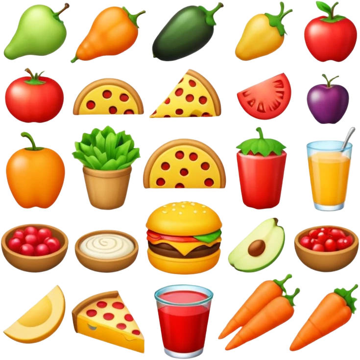 taking photo of food emoji