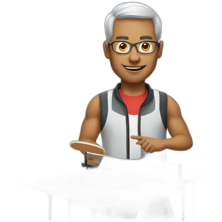 Ping pong developer emoji