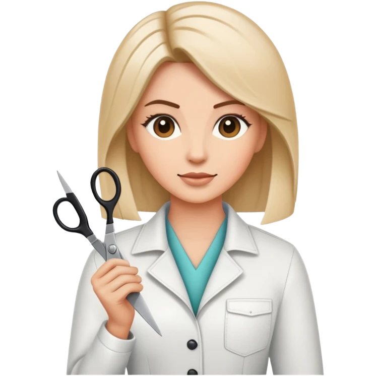 Female hairdresser emoji