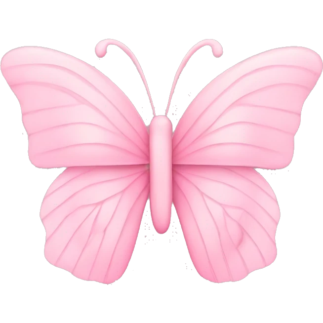 pastel pink butterfly ribbons emoji