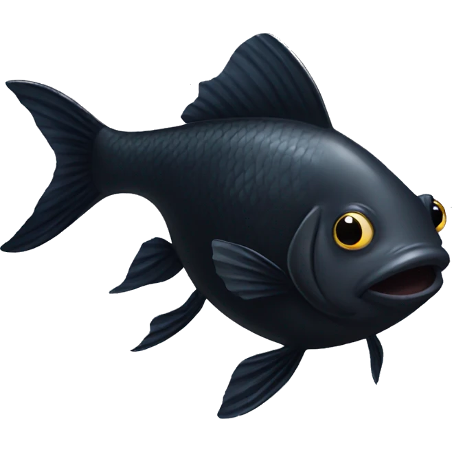 black fish emoji