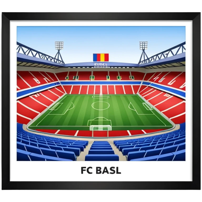 soccer stadium of fc basel in switzerland emoji