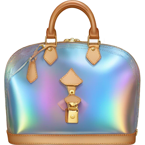 Iridescent Louis Vuitton bag emoji