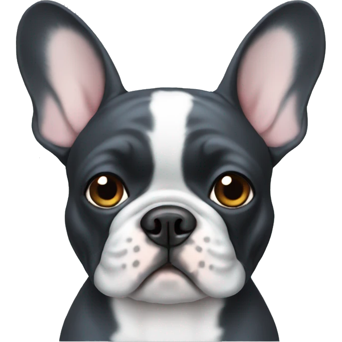 blue french bulldog emoji