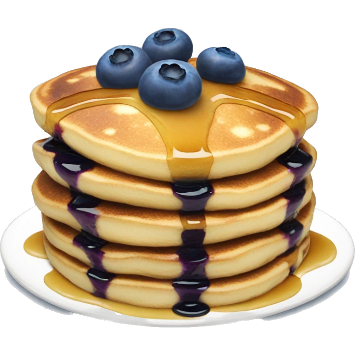 Blueberry pancakes  emoji
