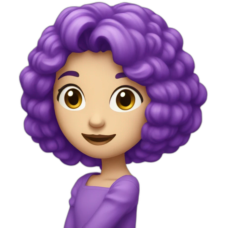 Cœur violet emoji