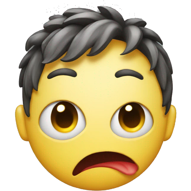 angry emoji sticking their tongue out emoji