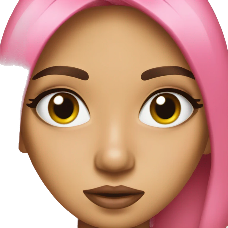 Chica maquillándose  emoji