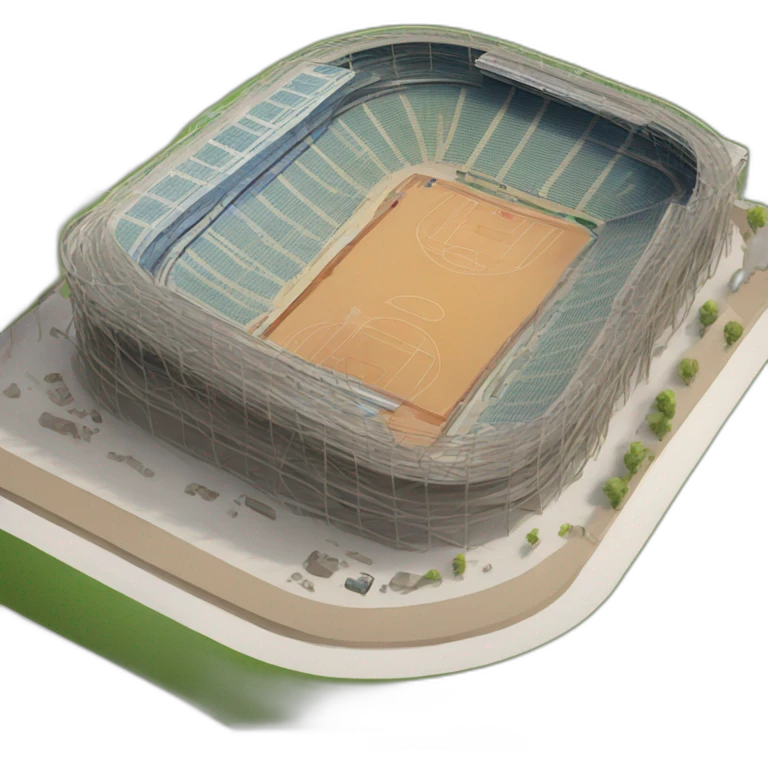 Sports ground facility under construction emoji