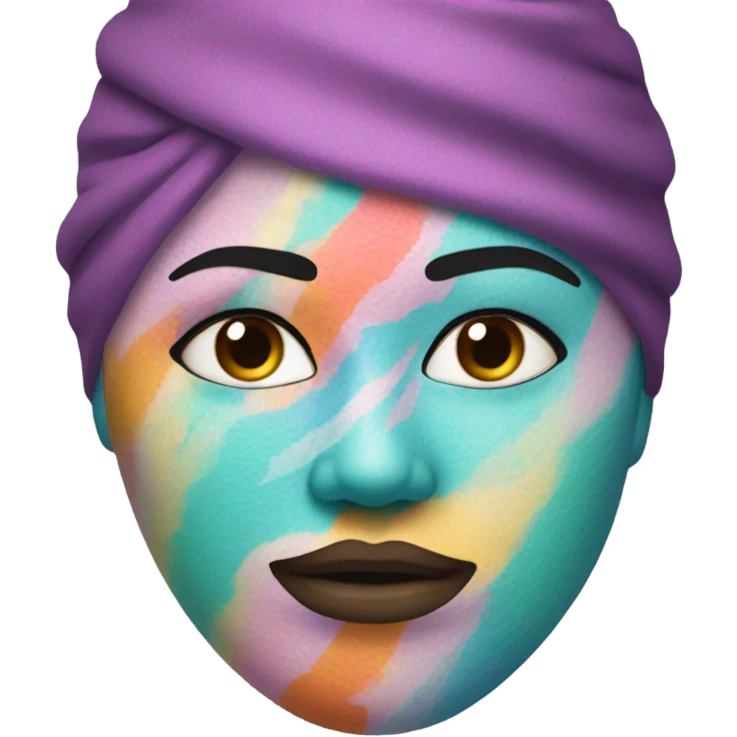 cosmetic face mask emoji