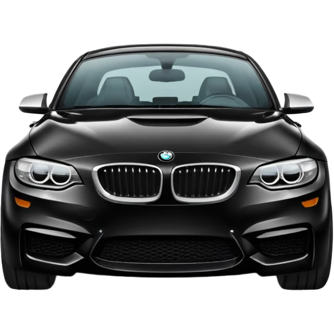 BMW with black  emoji