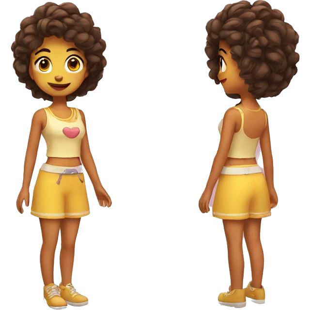 Chica cute  emoji