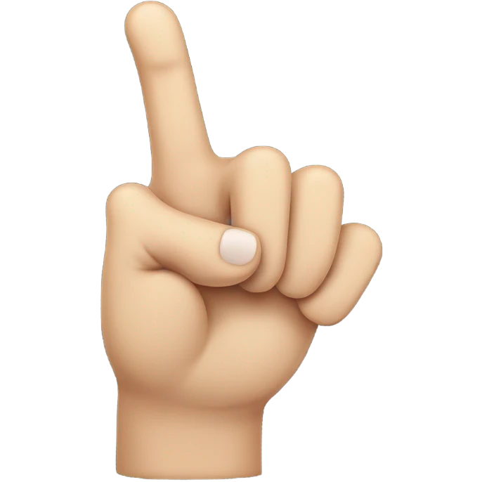 finger right emoji