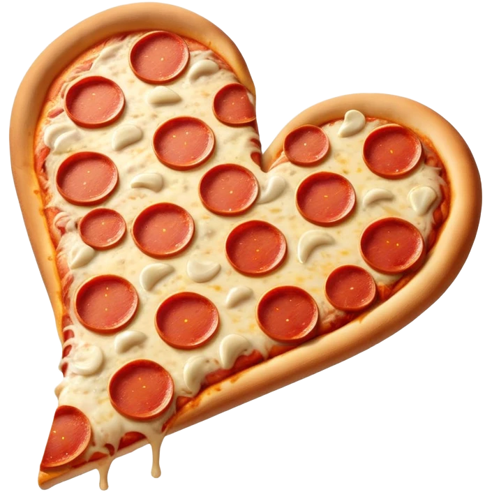 Pizza heart emoji