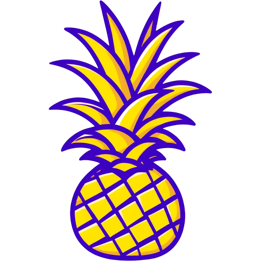 purple pineapple emoji