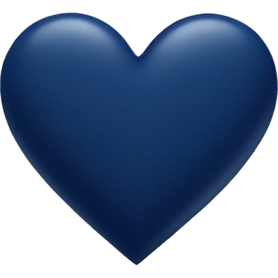 navy blue heart emoji