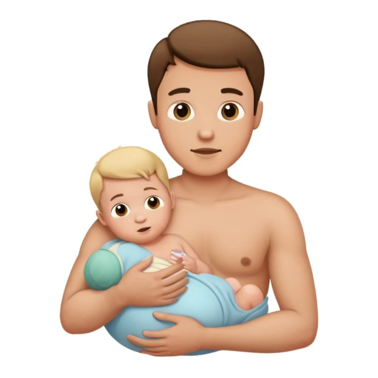 Breastfeeding man emoji