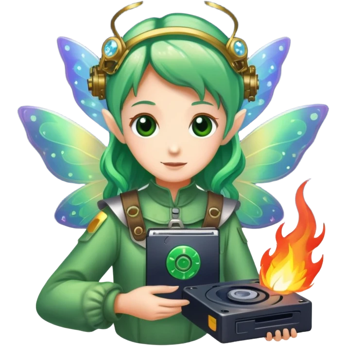 🐸🎲🦉💾🔛🌠🧚🔥⚙️ emoji