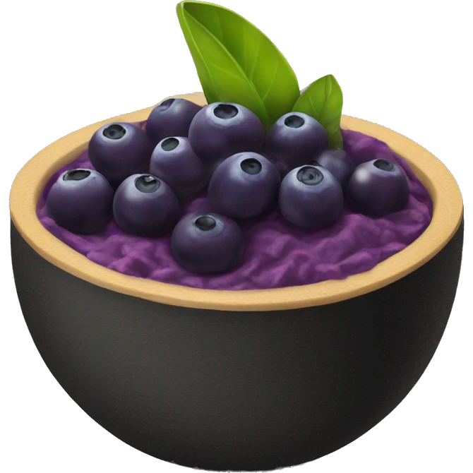 Açaí bowl emoji
