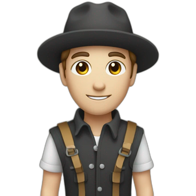 Travailleur noir dans champs de coton emoji
