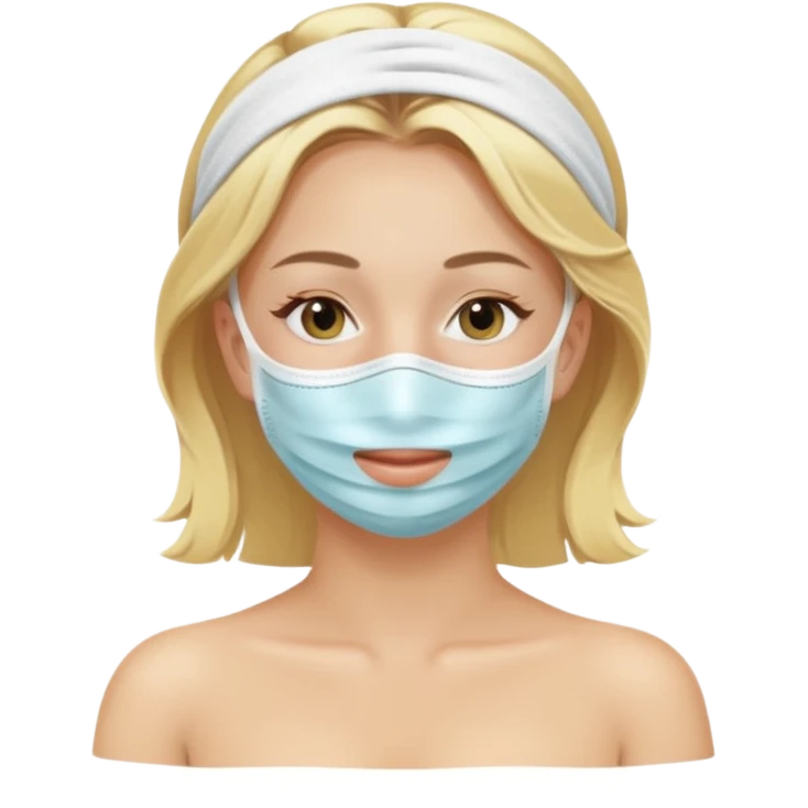 spa girl blonde hair emoji