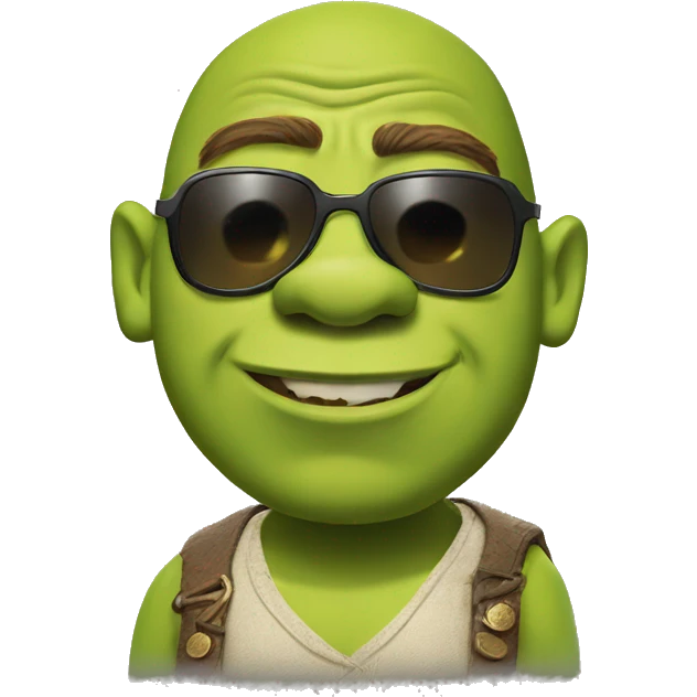 shrek in sunglasses emoji