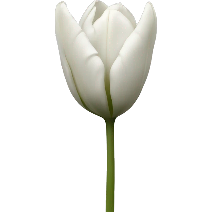 Tulpe weiß emoji