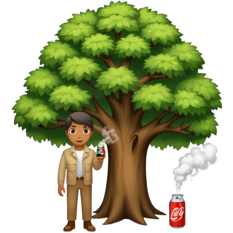 Soda luv smoke big tree emoji