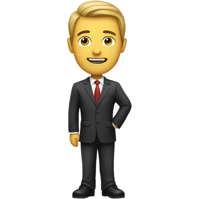 a man in a buisness suit  emoji