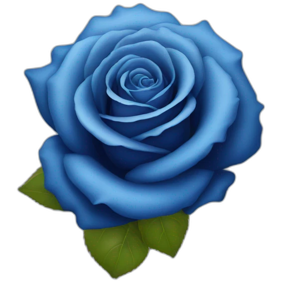 Rose bleu emoji